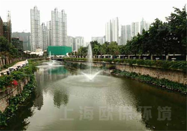 浮水喷泉,河道治理