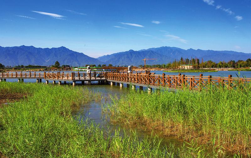 西安：河道生态功能修复 再现&ldquo;八水绕长安&rdquo;盛景