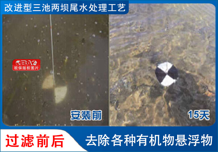 改进型三池两坝中再生滤坝的BOD负荷