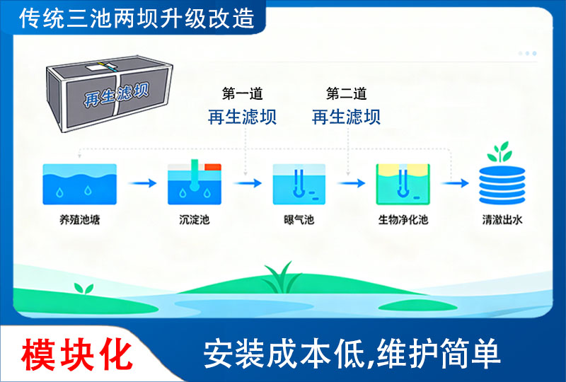 再生滤坝,三池两坝,养殖尾水 再生滤坝,三池两坝,养殖尾水