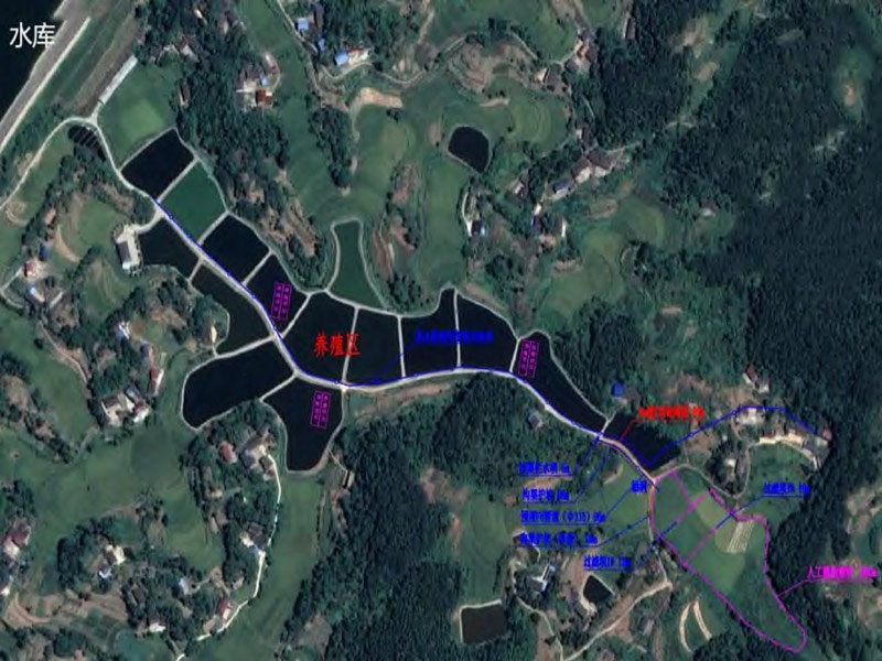 三池两坝工艺平面布置图 三池两坝工艺平面布置图